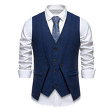 Faux Gilet de Costume deux Pièces pour Homme