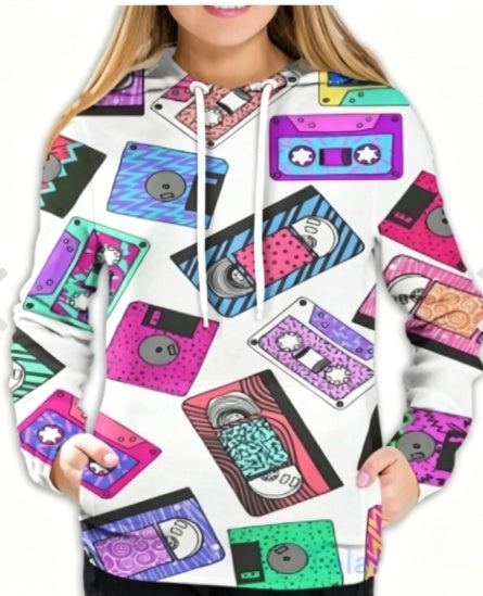 Sweat Capuche Style Année 80