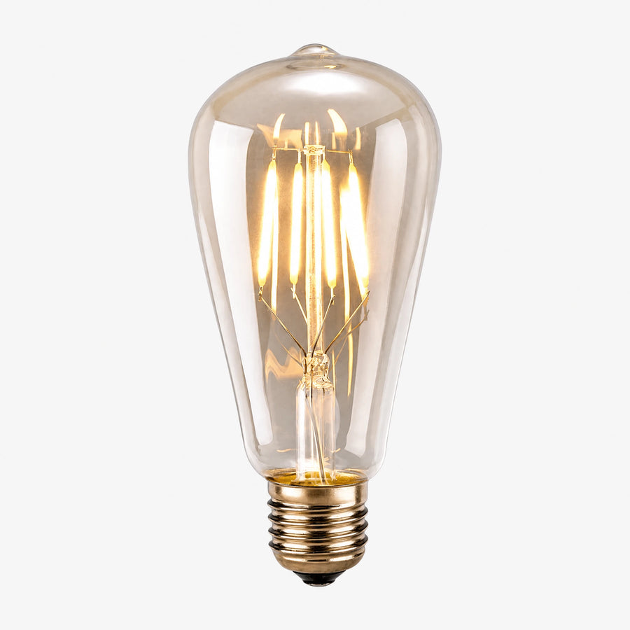 Ampoule LED Vintage à Filament Rouge ou Bleue E27 - Blanche