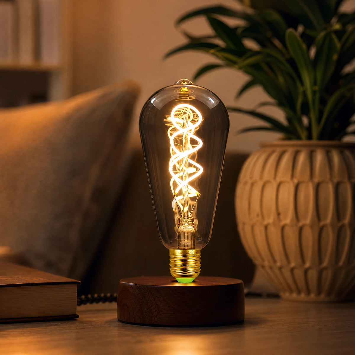 Ampoule LED Vintage E27 Filament Spirale Décorative - OBJETS VARIES