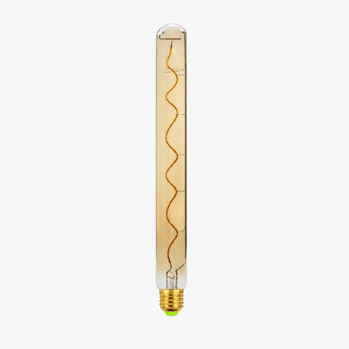Ampoule vintage tubulaire à filament décoratif spirale - image principale