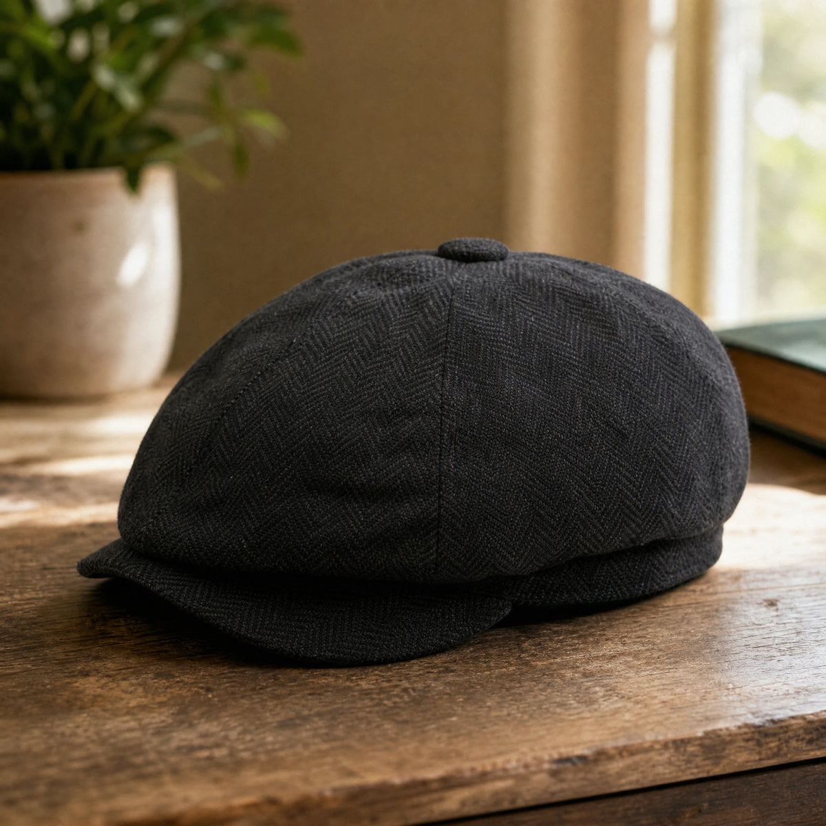 Casquette Gavroche Homme vintage - produit en situation