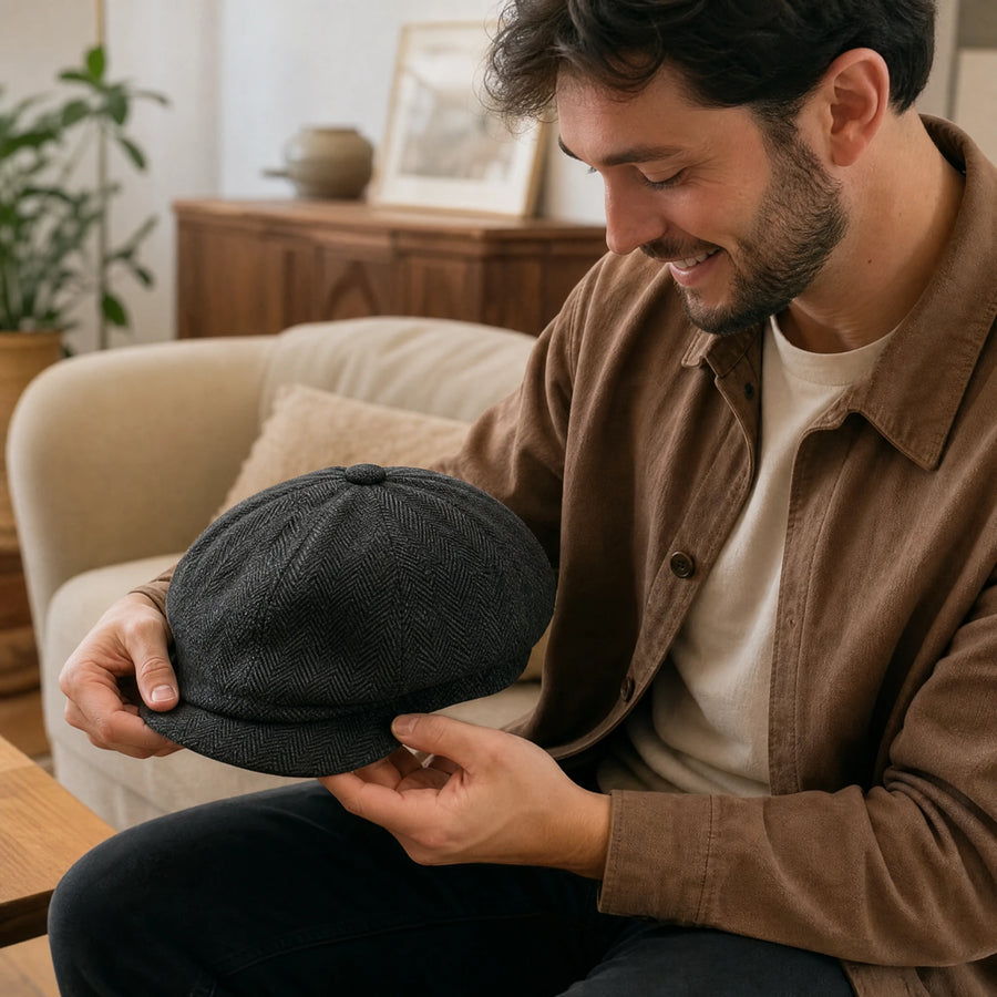 Casquette Gavroche Homme vintage - utilisation