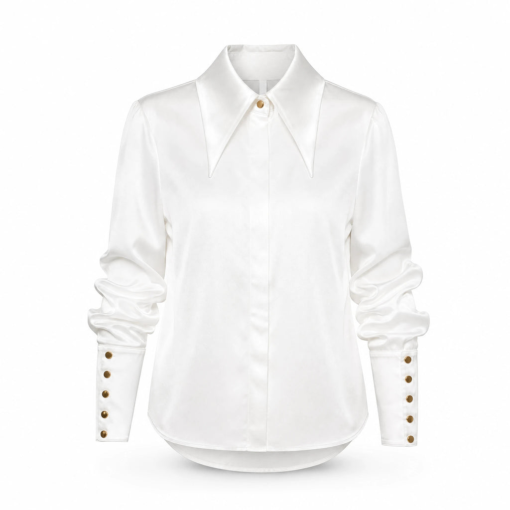 Chemise Grand Col Vintage - image principale