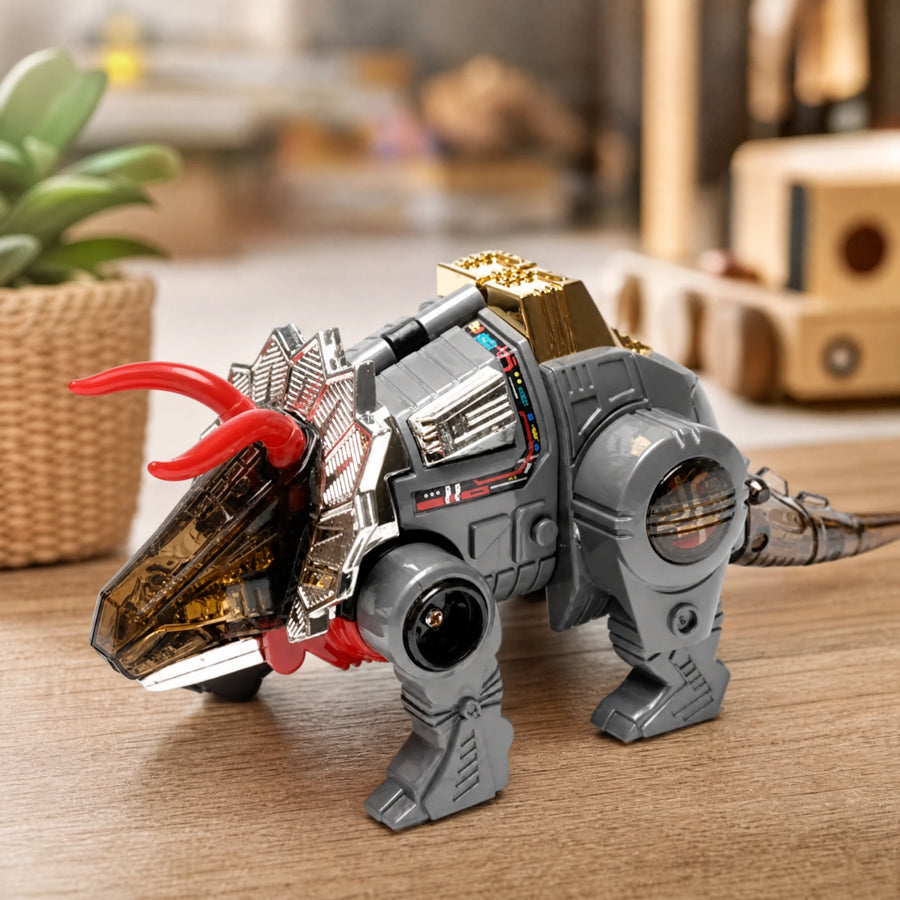 Dinosaure robot jouet transformable rétro années 80 - OBJETS VARIES