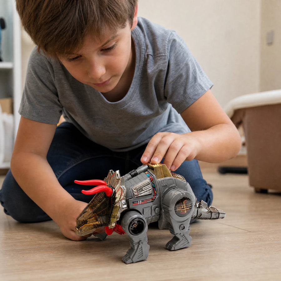 Dinosaure robot jouet transformable rétro années 80 - Utilisation GLOBALE