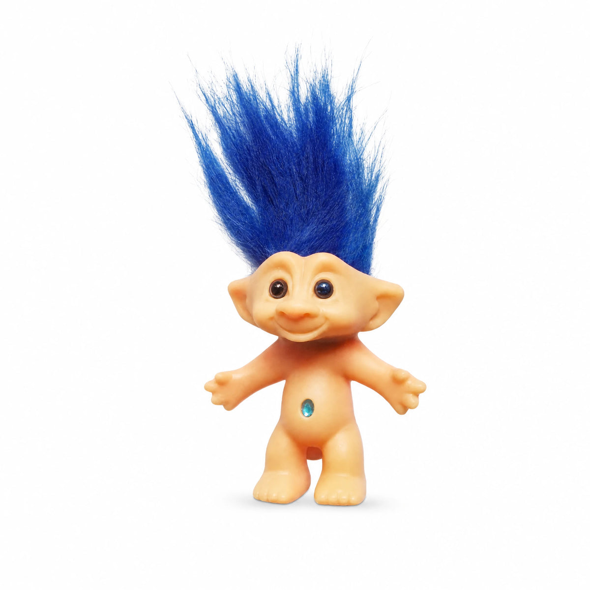 Figurine troll cheveux colorés vintage des années 80 - image principale
