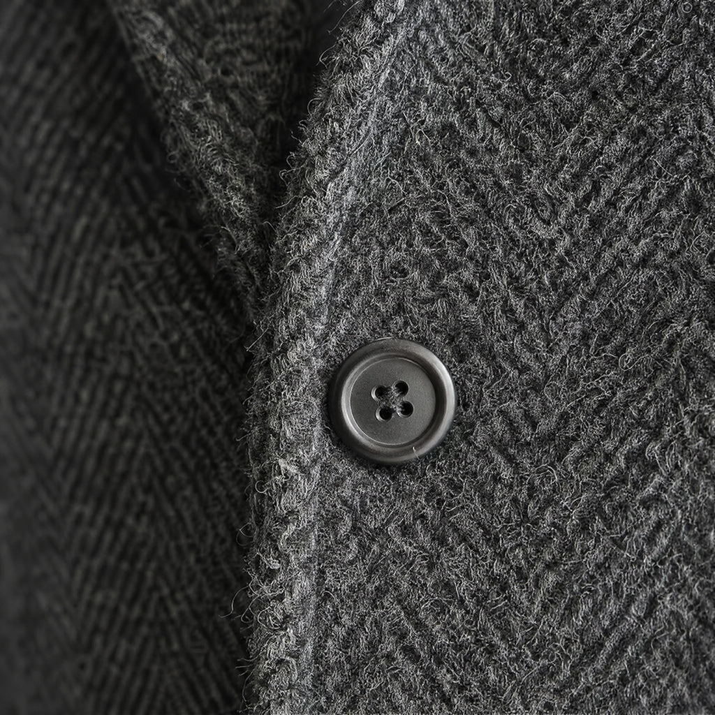 Gilet de Costume Homme Vintage - close-up détail matière