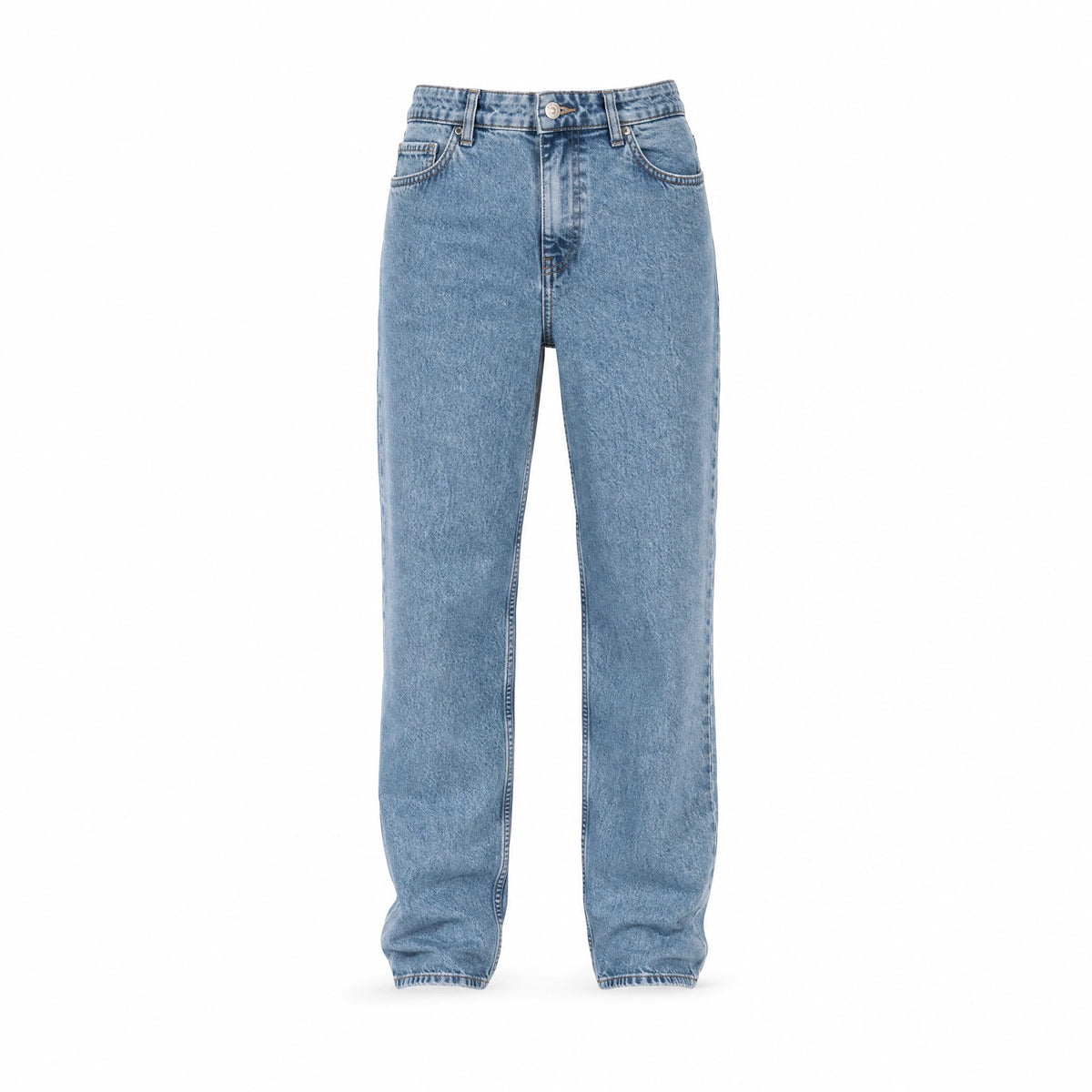 Jean droit simple décontracté vintage - image principale
