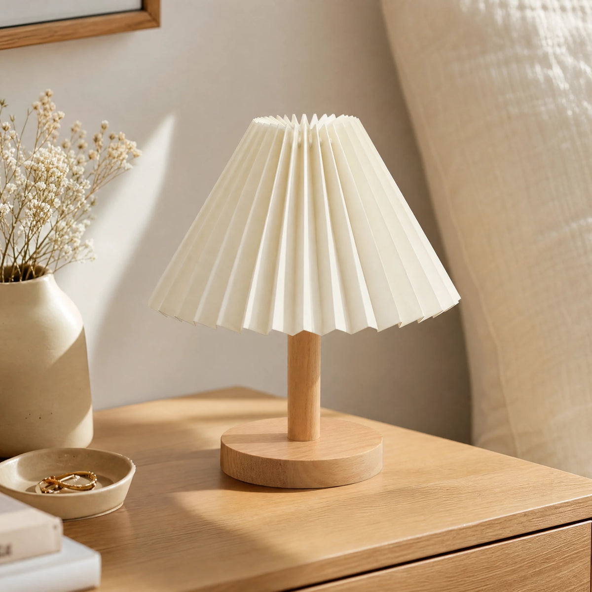 Lampe de Chevet Pliable à Abat-Jour en Éventail - OBJETS VARIES