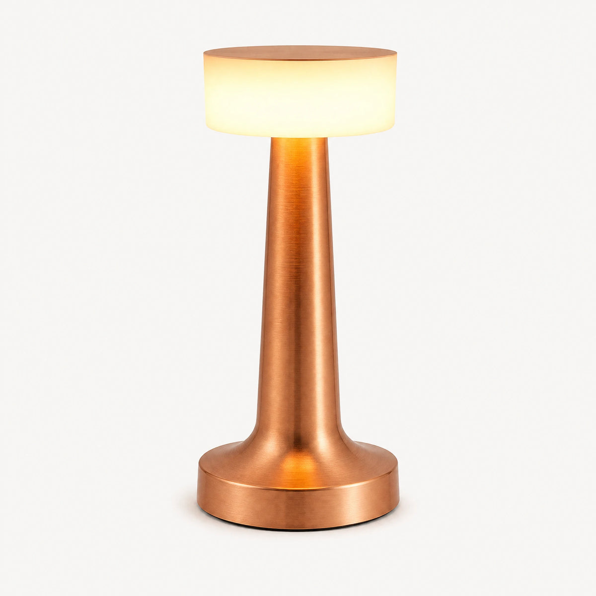 Lampe de table vintage métal champignon lumineux - image principale