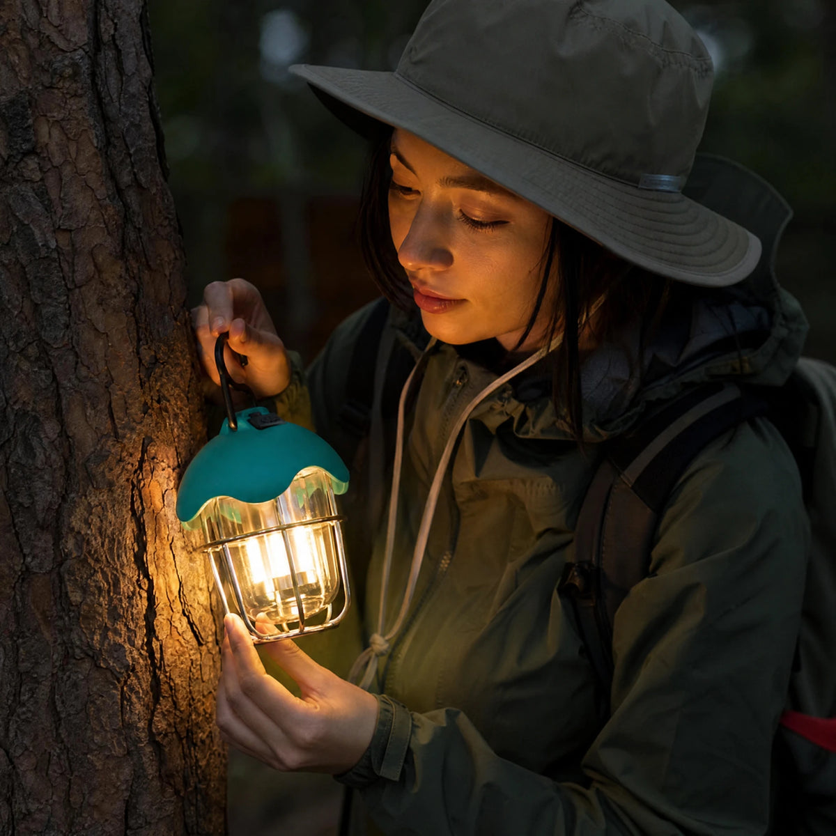 Lampe Rechargeable Vintage avec Crochet Suspendu - Utilisation GLOBALE