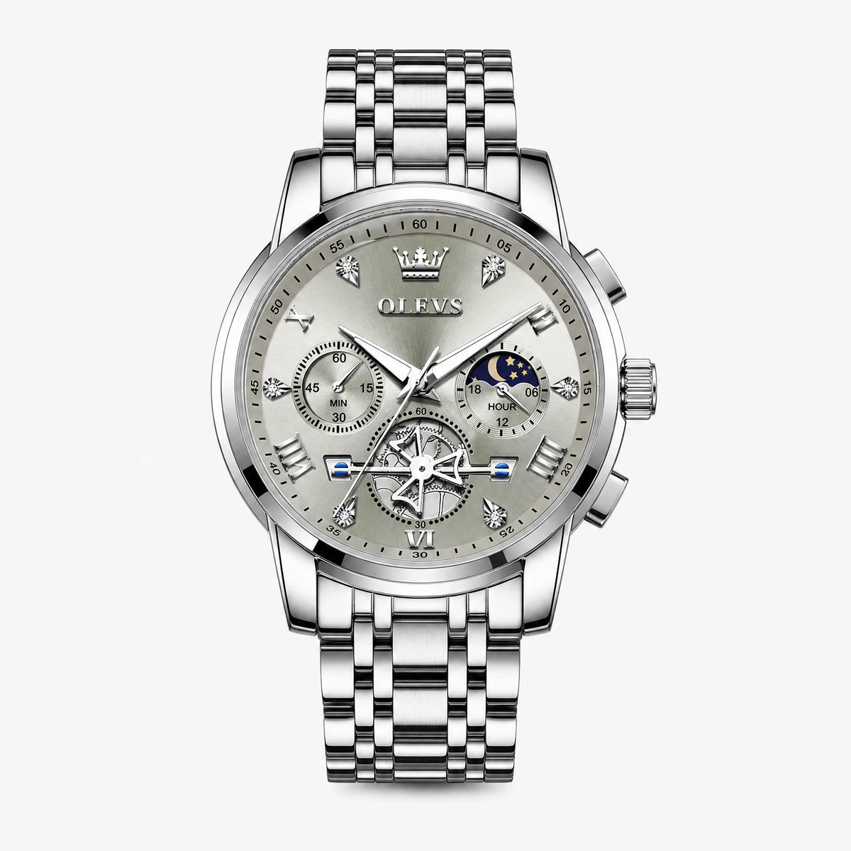 Montre Vintage Tendance - Argent Gris