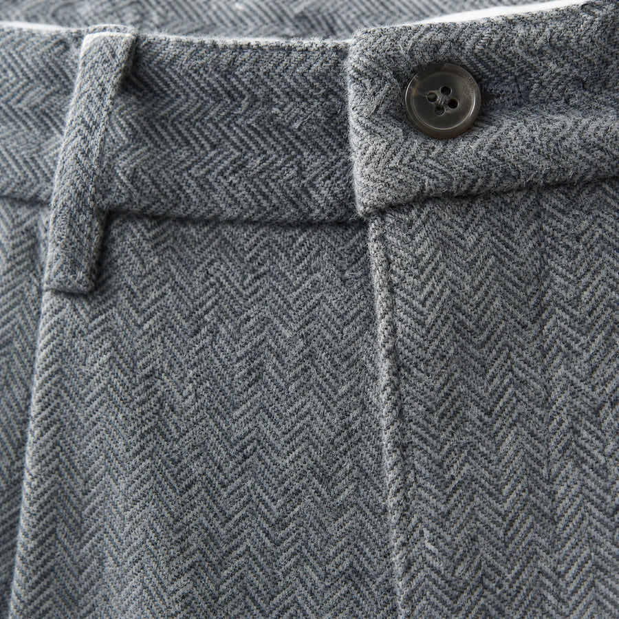 Pantalon Bretelle Homme Vintage - close-up détail matière