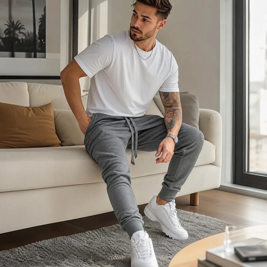 Pantalon décontracté à coutures superposées vintage - Utilisation GLOBALE