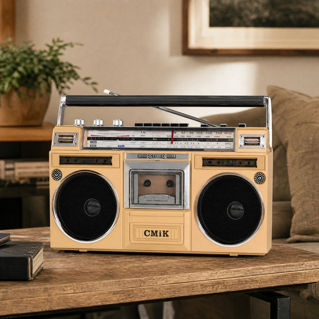 Poste Radio Vintage Boombox des Années 1980 - OBJETS VARIES