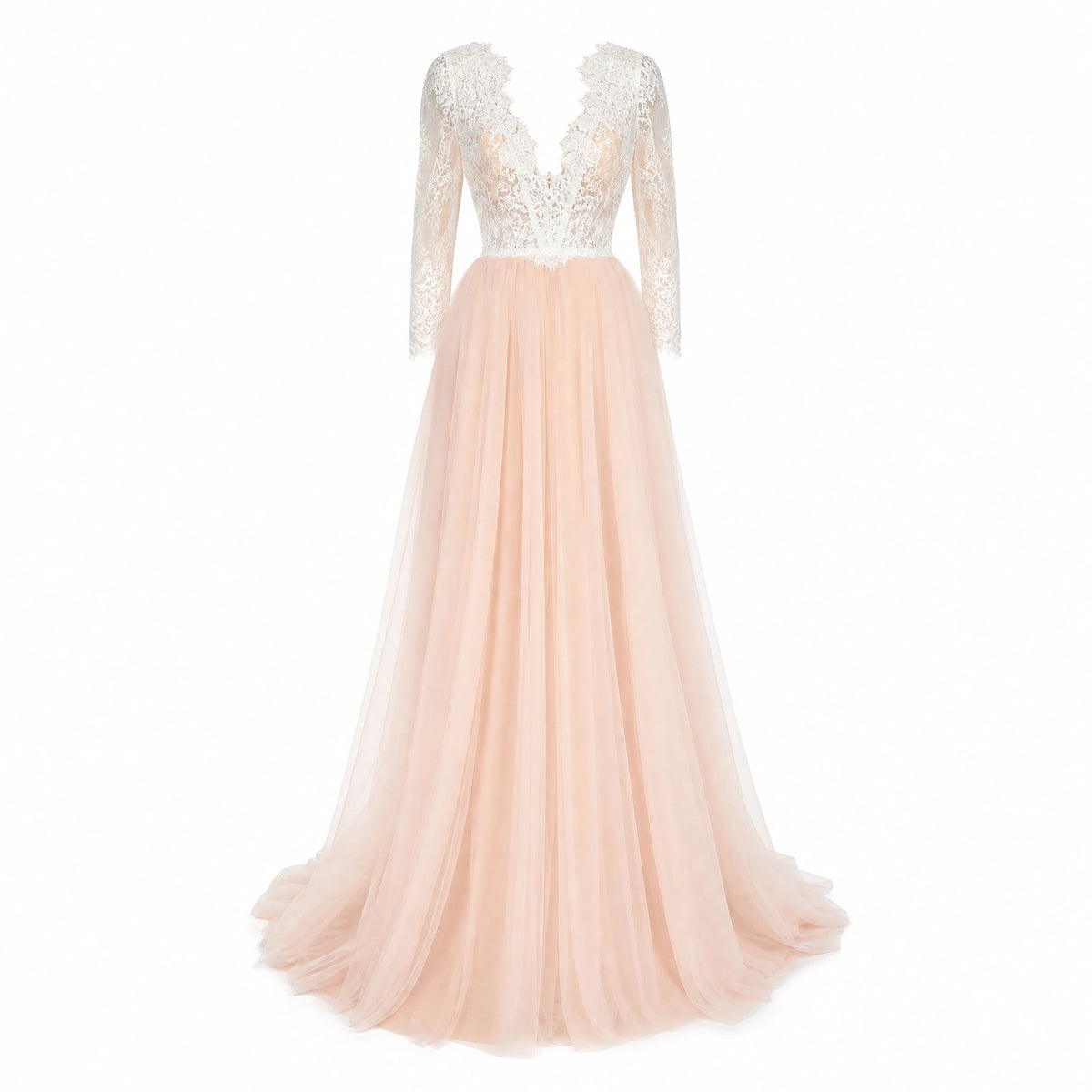 Robe de Mariée Rose Vintage - image principale