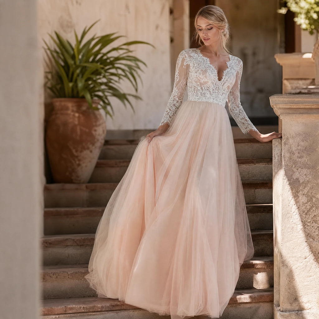 Robe de Mariée Rose Vintage - Utilisation GLOBALE