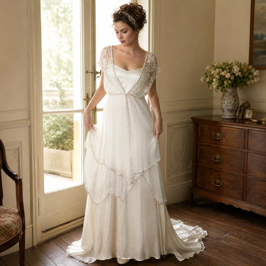 Robe de Mariée Vintage 1920 - Utilisation GLOBALE