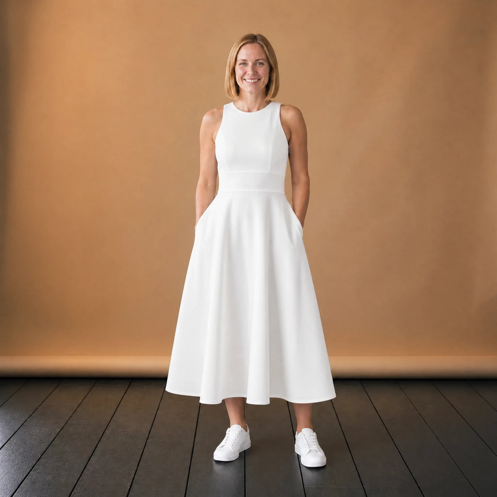 Robe de Mariée Vintage 1950 Mi Longue - VETEMENT Studio FEMME