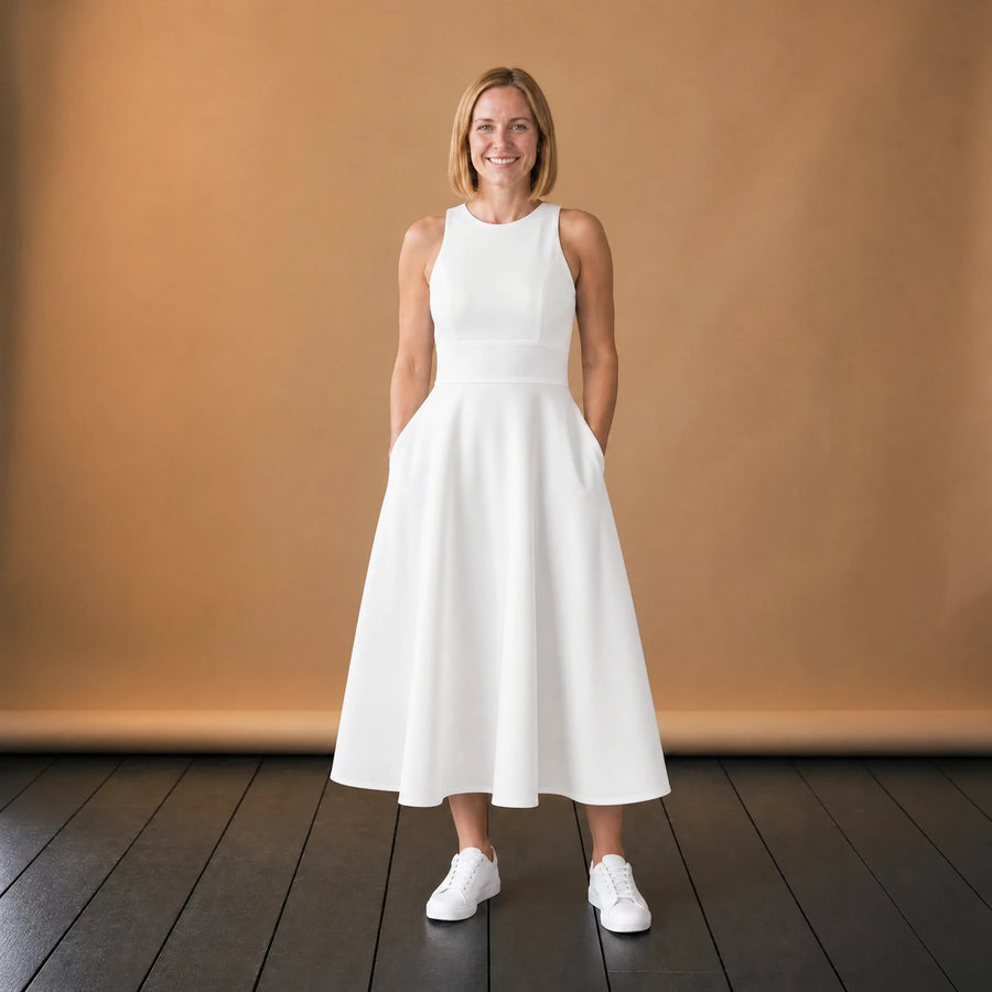 Robe de Mariée Vintage 1950 Mi Longue - VETEMENT Studio FEMME