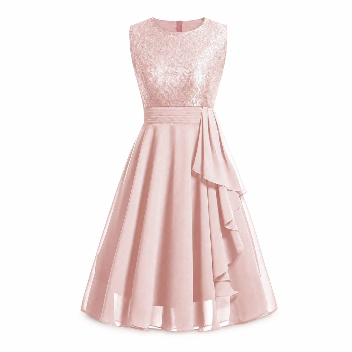 Robe de Soirée Vintage Année 50 Rose - image principale