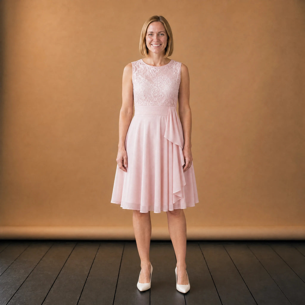 Robe de Soirée Vintage Année 50 Rose - VETEMENT Studio FEMME