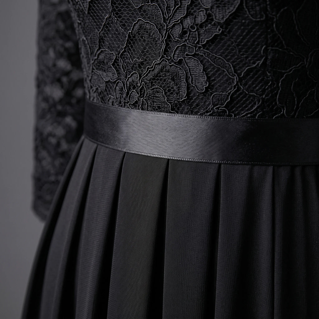 Robe de Soirée Vintage - close-up détail matière