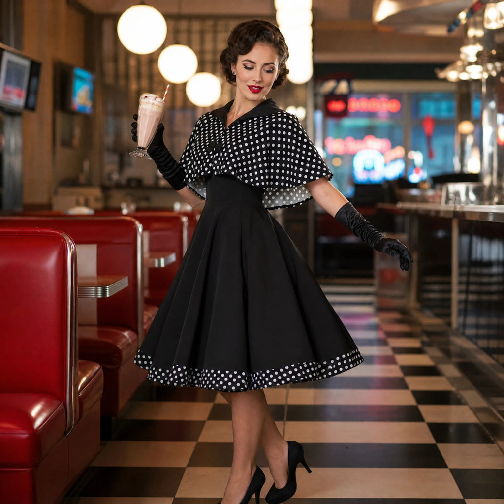 Robe Rock Vintage Année 50 - Utilisation GLOBALE