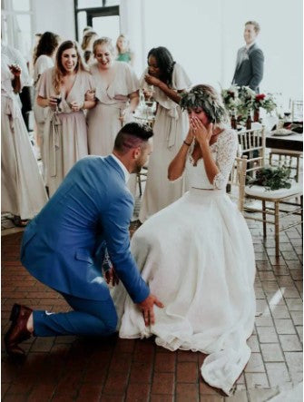 Robe de Mariée Deux Pièces Vintage