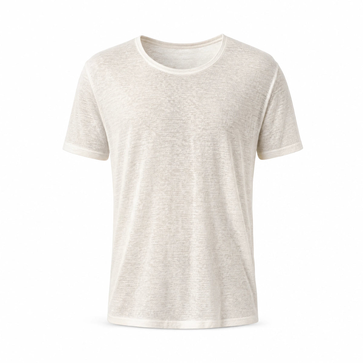 T-shirt à manches courtes et col rond vintage - image principale