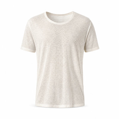 T-shirt à manches courtes et col rond vintage - image principale
