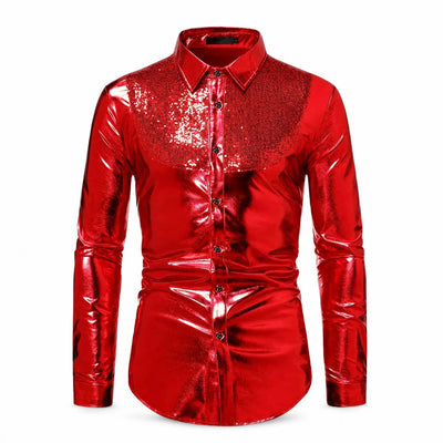 Tenue Année 80 Homme Brillante - image principale