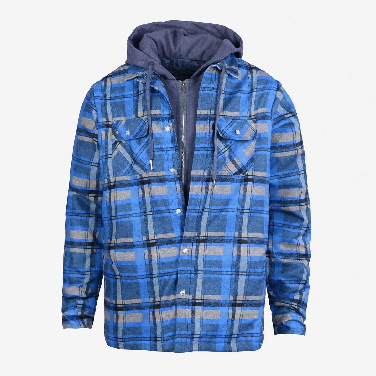 Veste à Carreaux Homme Vintage - Bleu / S … (7 tailles)