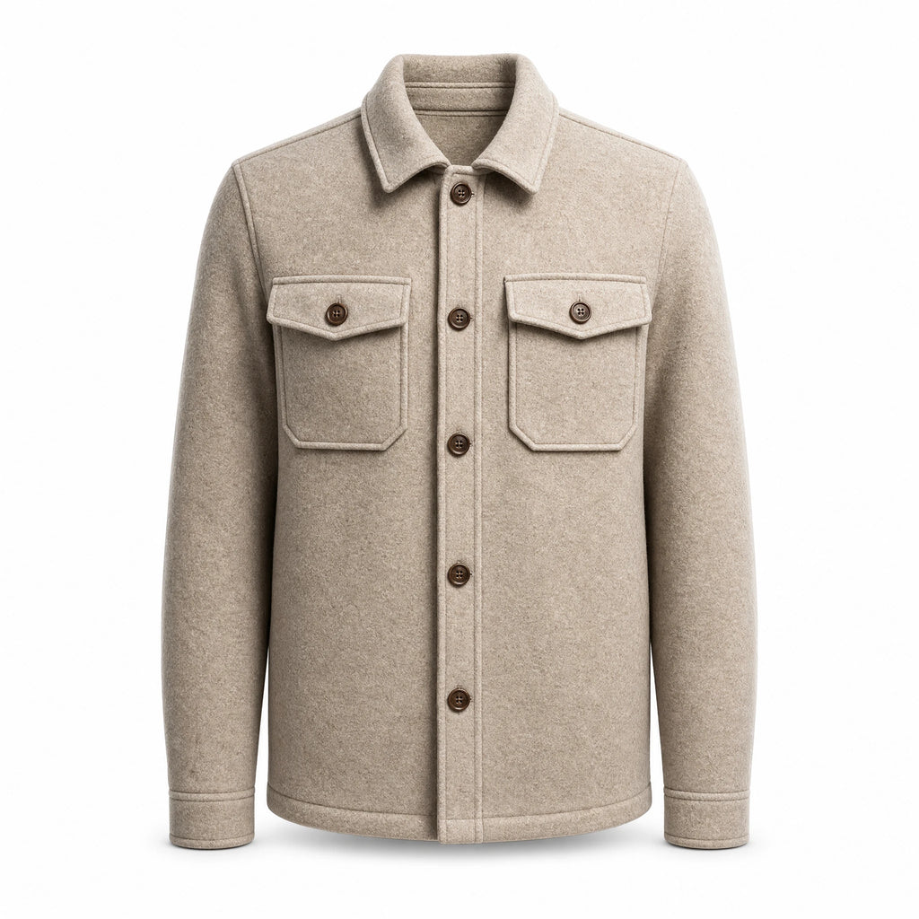 Veste vintage avec poche à revers pour hommes - image principale