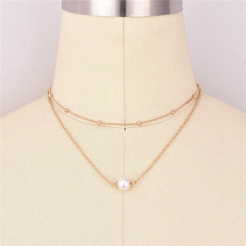 Collier multi-rangs avec chaîne petit disque Etrusca | Joaillerie Bollot Collier multi-rangs avec chaîne petit disque Etrusca | Joaillerie Bollot
