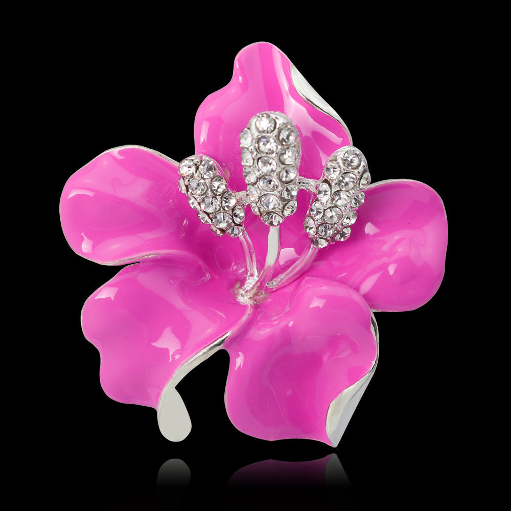 broche-fleur-rose-vintage