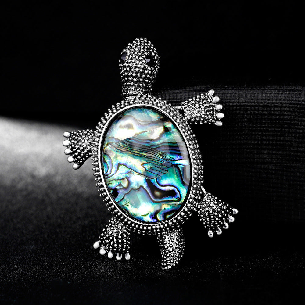 Broche Vintage En Ecaille De Tortue