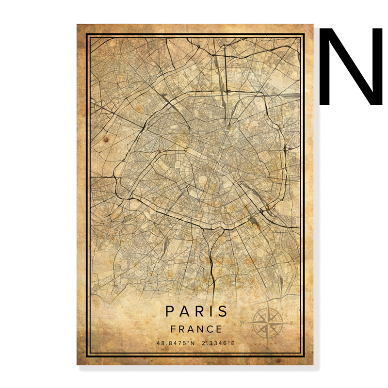 affiche-carte-de-ville-de-bourgogne