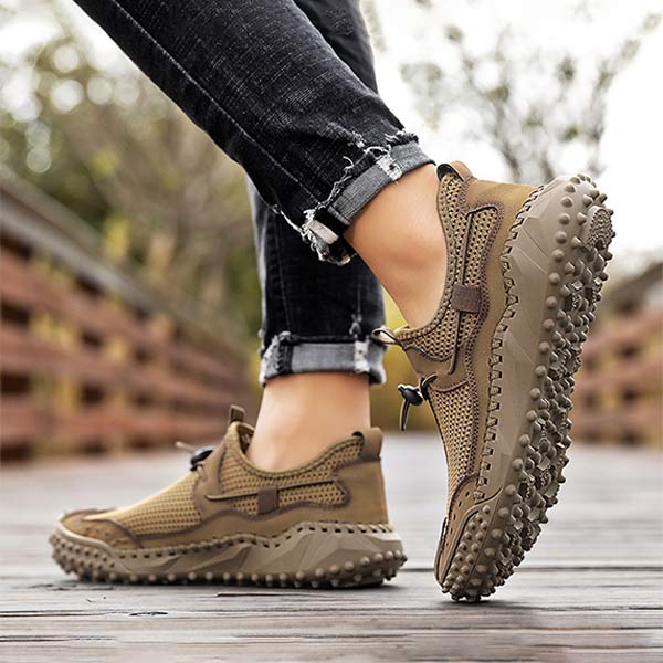 sneakers-randonnee-enfiler-mesh-vintage