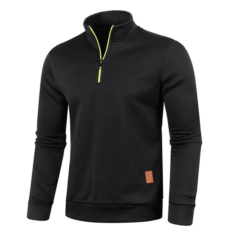 sweat-shirt-court-col-montant-zippe-vintage