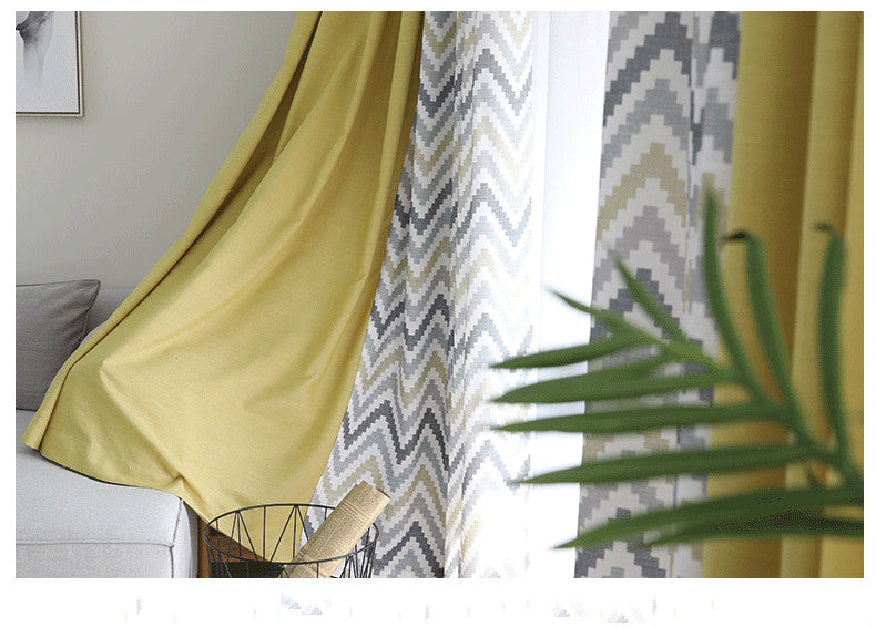 tissu-de-rideau-imprime-vintage