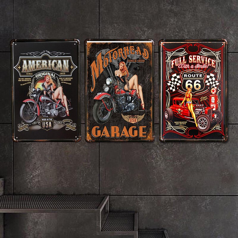 tableau-murale-artisanale-en-etain-vintage