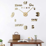 horloge-sticker-mural-creative-vintage