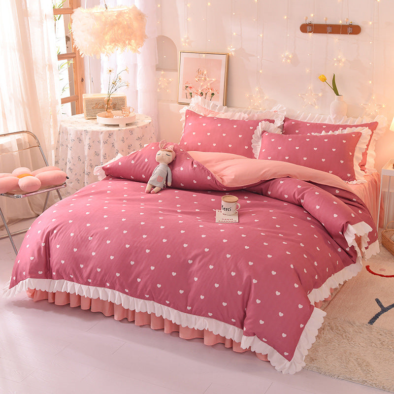 housse-de-couette-a-pois-brosse-style-princesse-vintage