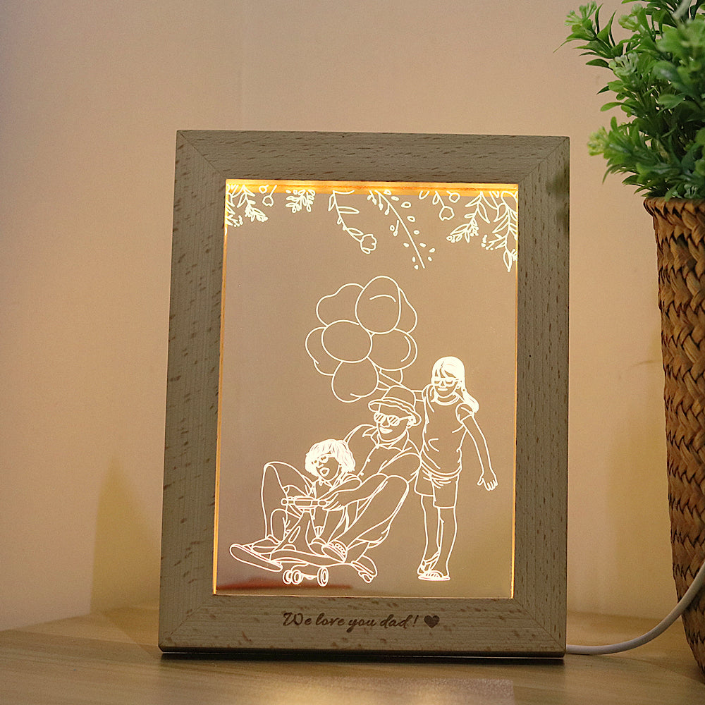 cadre-photo-vintage-en-bois-usb