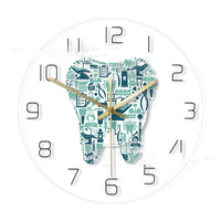horloge-motif-soins-dentaires-vintage