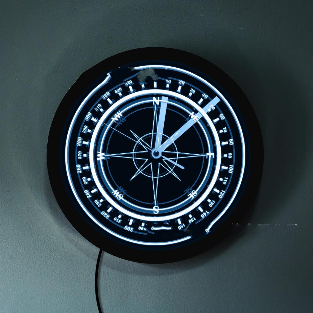 Horloge Moderne Lumineuse Vintage