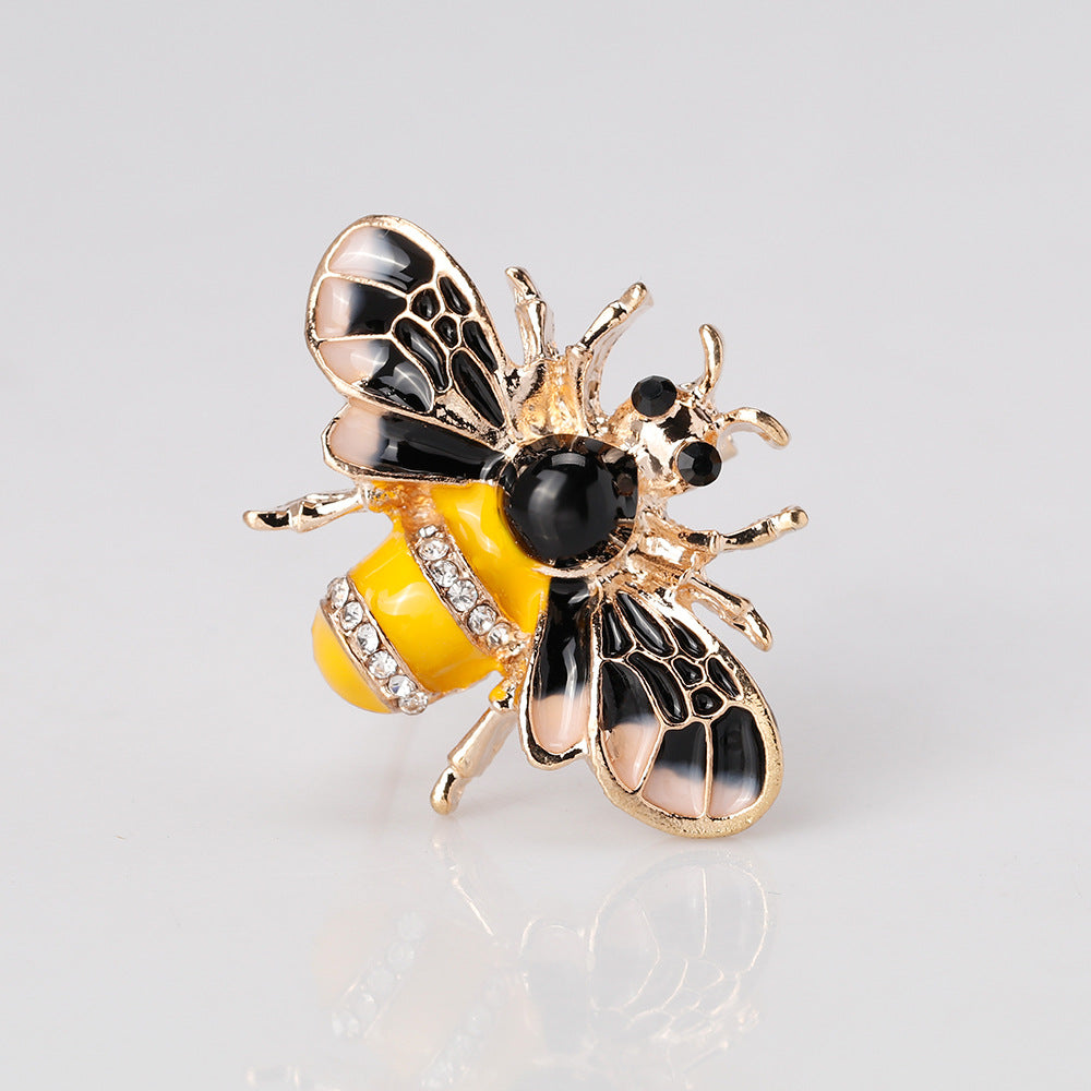 Broche Vintage Abeille – Bijou Ancien – Occasion – Idéal Collection Ou Cadeau