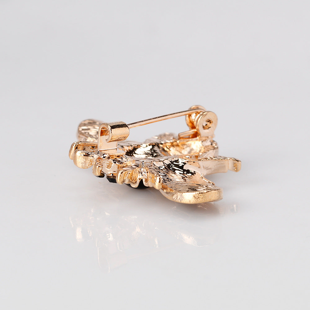 broches-abeille-metalliques-vintage